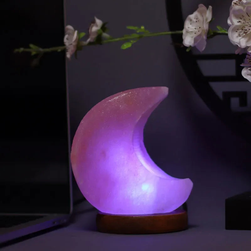 Himalaya Salzlampe - Handgefertigtes Wohlfühllicht mit LED