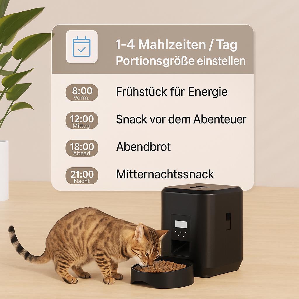 Smart Futterautomat für Katze & Hund