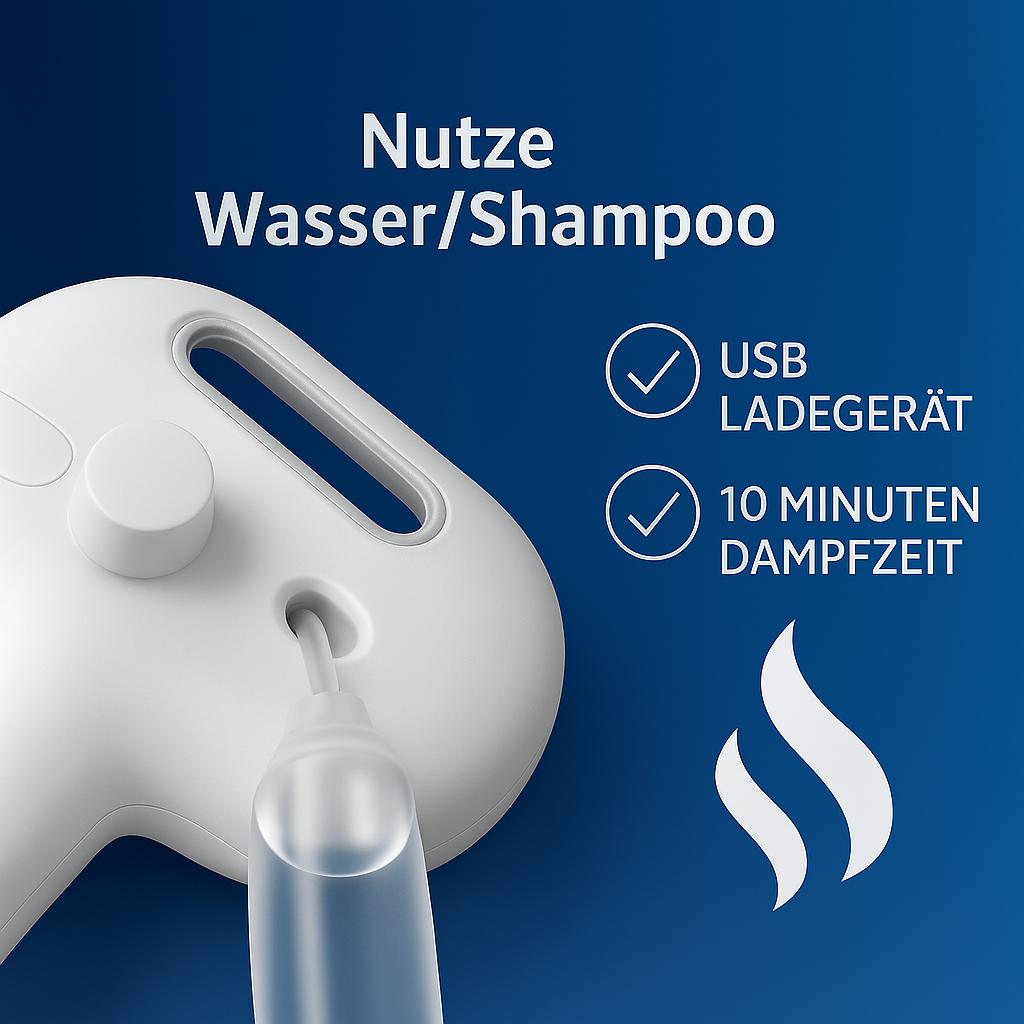 Luxus Dampfbürste - für gesundes & glänzendes Fell