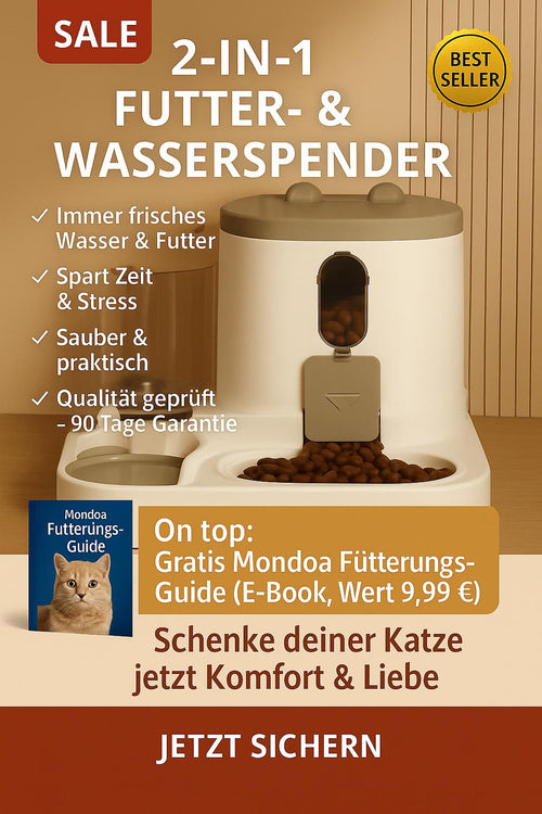 2-in-1 Futter- & Wasserspender